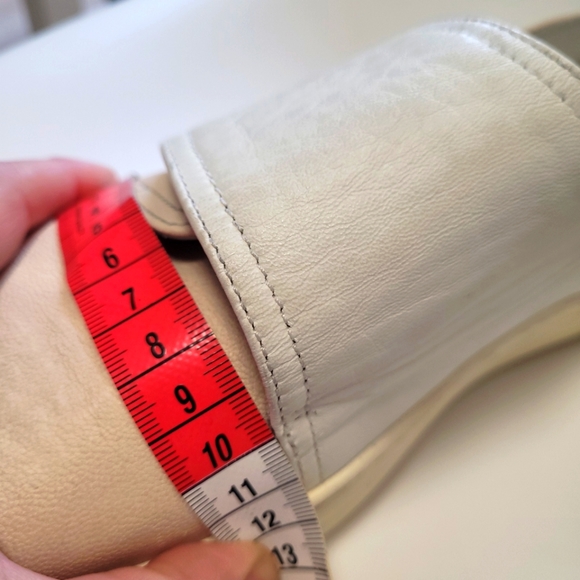 Zcd Montreal Leather velcro slip on sneakers size 7.5us 38 eu - Picture 11 of 13